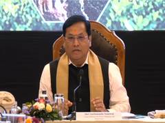 Union Minister Sarbananda Sonowal virtually joins PM Narendra Modi at the release of 23rd instalment of PM KISAN