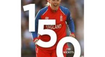 Sophie Ecclestone becomes first England bowler to reach 150 T20I wickets
