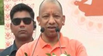 Uttar Pradesh Chief Minister Yogi Adityanath takes part in Yoga Day celebrations in Jhansi