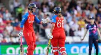 Women's T20 World Cup: England beat Scotland by 38 runs to stay unbeaten in Group B