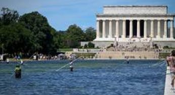 Trump says "multiple individuals" arrested for alleged vandalism of Lincoln Memorial Reflecting Pool