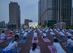 Consulate General of India in Shanghai hosts International Day of Yoga at Bund Finance Centre