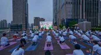 Consulate General of India in Shanghai hosts International Day of Yoga at Bund Finance Centre