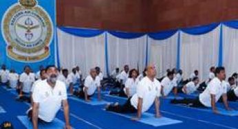 International Day of Yoga 2026: Defence Minister Rajnath Singh performs Yoga with around 1,000 soldiers at Eastern Air Command HQs in Shillong