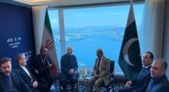 Iran's chief negotiator Ghalibaf holds talks with Pakistan PM, Qatari counterpart in Switzerland