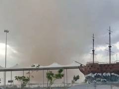 Thoothukudi: 6 injured after strong gusty winds blow off temporary roofing sheets near airport expansion site