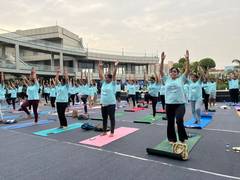 Group 108 Hosts 'The Wellness Edit' at Grandthum on International Yoga Day