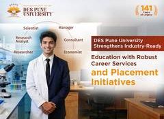 DES Pune University Strengthens Industry-Ready Education with Robust Career Services and Placement Initiatives