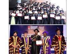 273 International Students from 24 countries get degrees during annual convocation at Chandigarh University