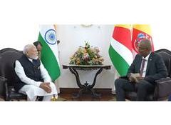 PM Modi holds bilateral-level talks with Seychelles President Herminie as part of his state visit