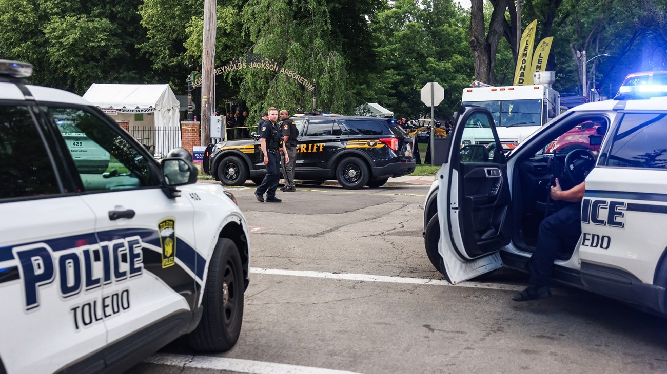 12 injured in exchange of gunfire near Ohio festival