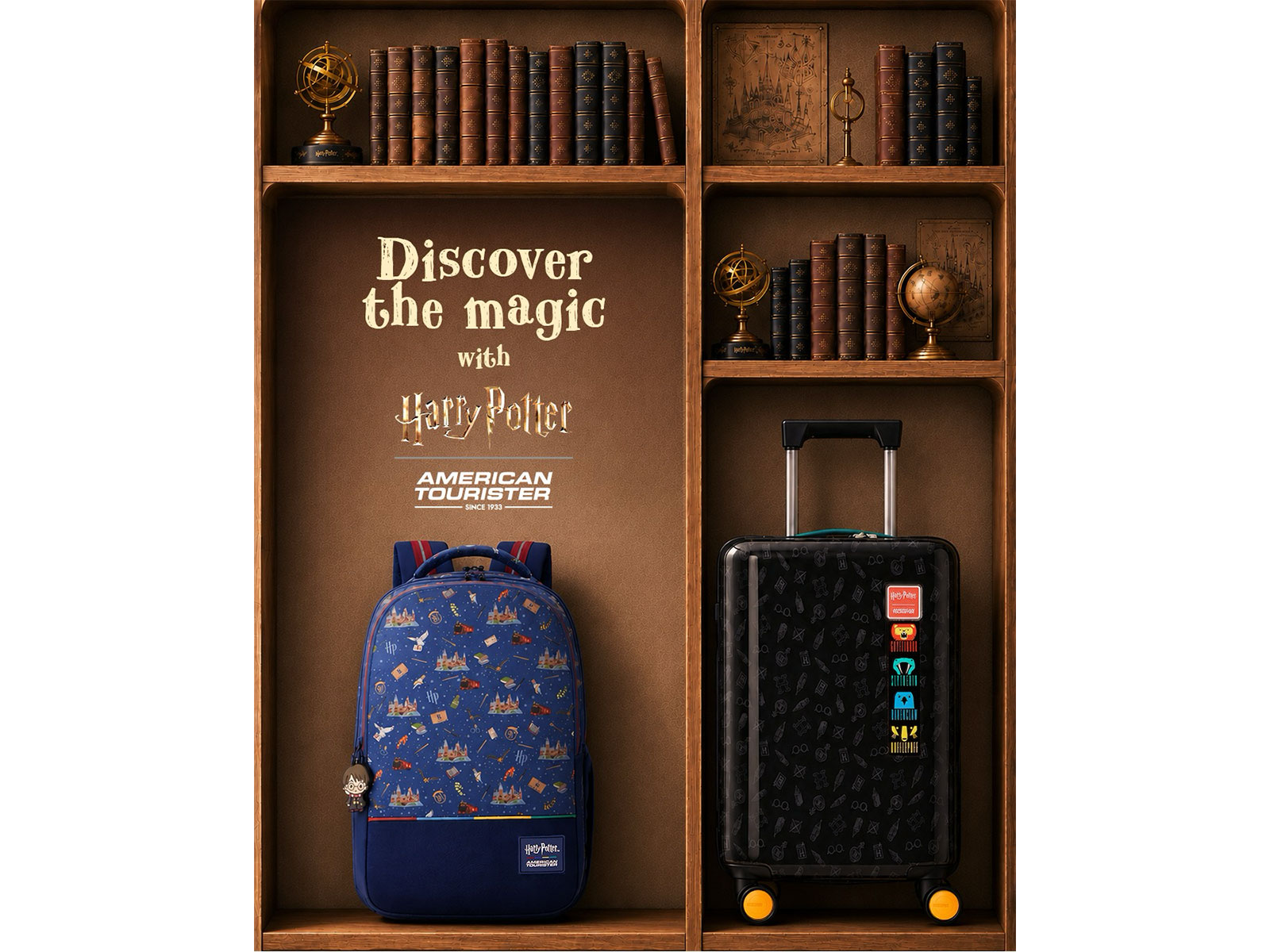 American Tourister Partners with Warner Bros. Discovery Global Consumer Products to Launch Exclusive Harry Potter Collection in India American Tourister Partners with Warner Bros. Discovery Global Consumer Products to Launch Exclusive Harry Potter Collection in India