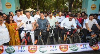 BJYM Mumbai Organises Grand Cyclothon on World Environment Day