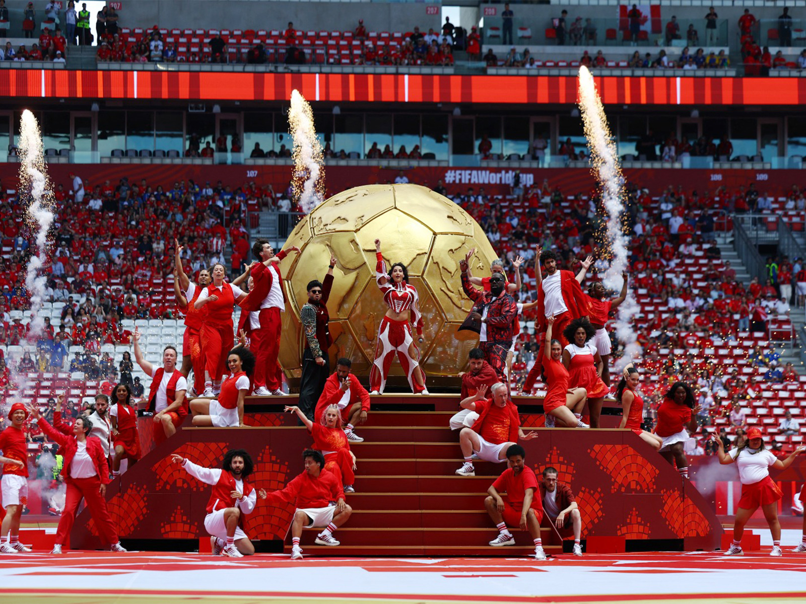 Nora Fatehi at FIFA 2026 opening ceremony (Photo/Reuters) Nora Fatehi at FIFA 2026 opening ceremony (Photo/Reuters)