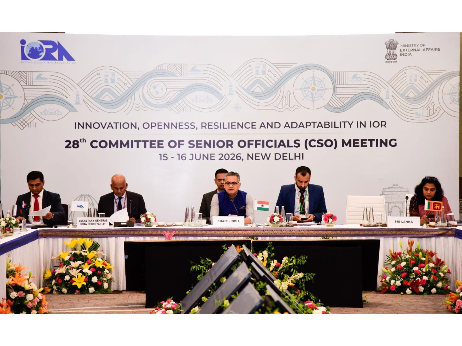 India chairs 28th IORA Senior Officials Committee meeting, reinforces cooperation for peaceful Indian Ocean Region