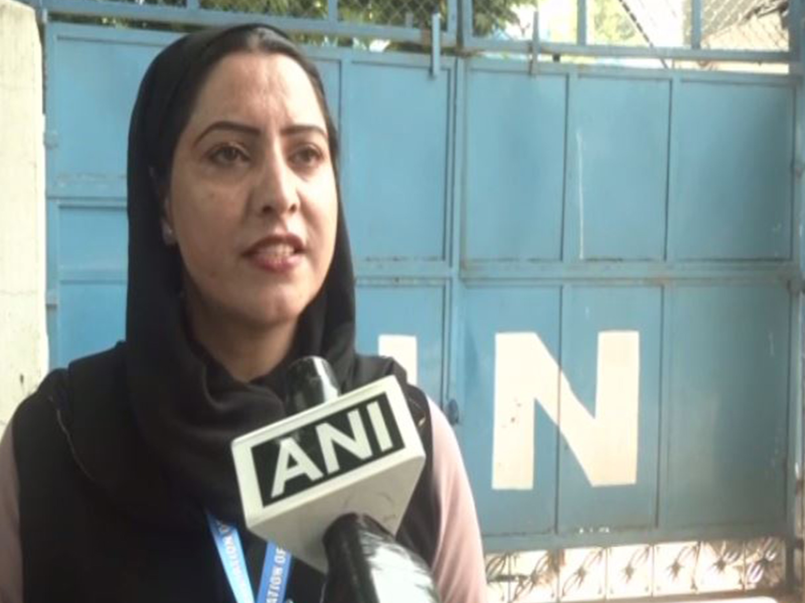 Association of Terror Victims in Kashmir Chairperson, Tasleema Akhter (Photo/ANI) Association of Terror Victims in Kashmir Chairperson, Tasleema Akhter (Photo/ANI)