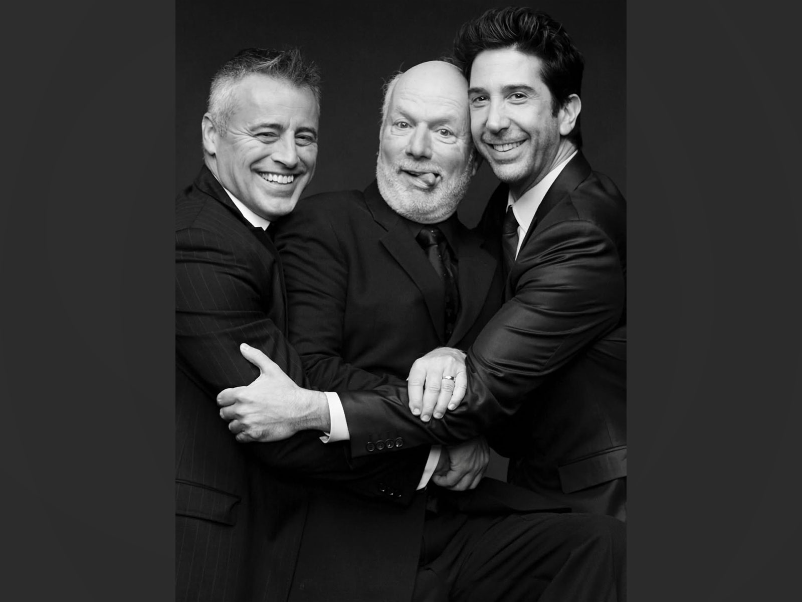 Matt LeBlanc, James Burrows, David Schwimmer (L to R) (Photo/Instagram/@_schwim_)