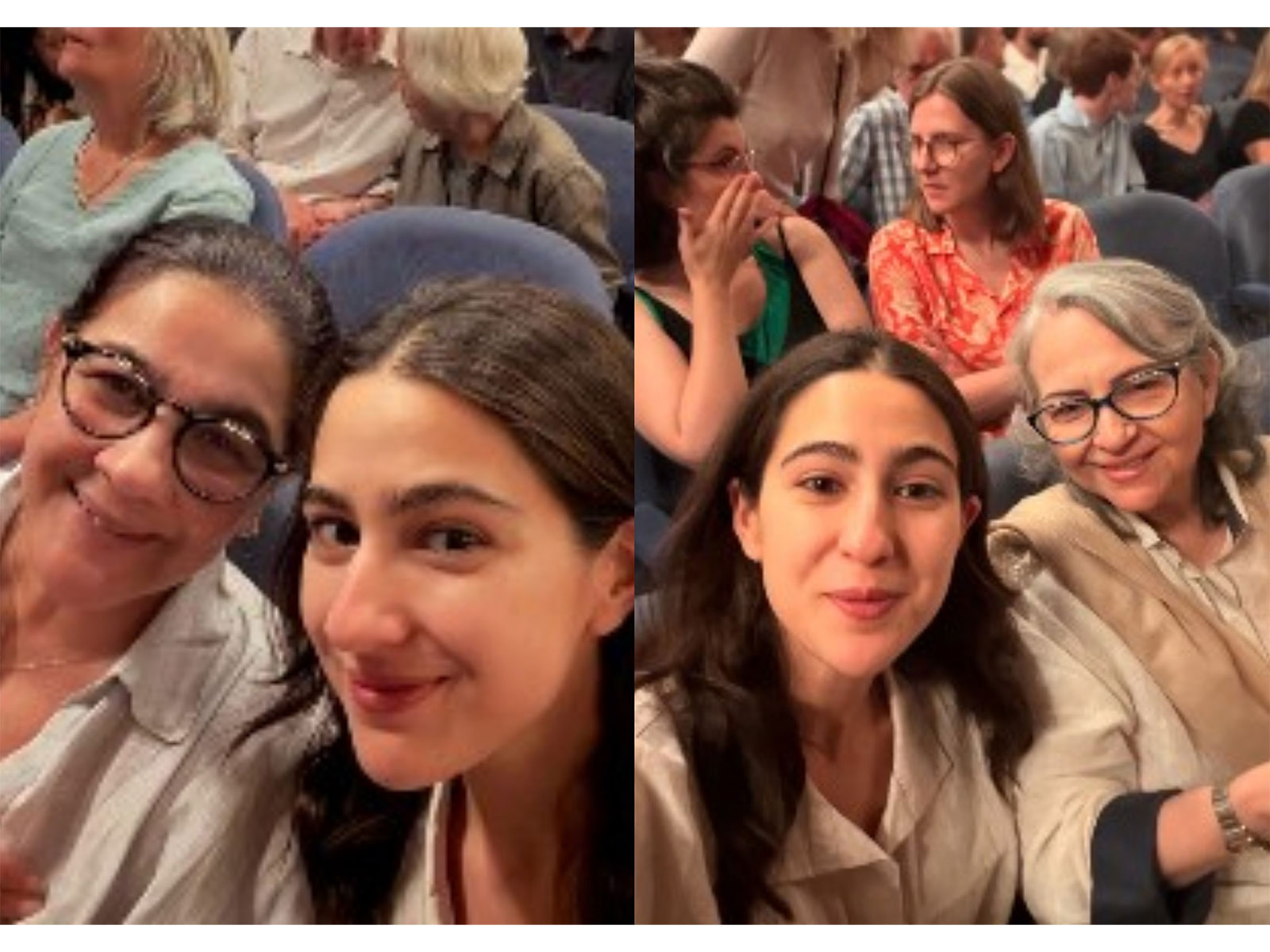 Sara Ali Khan with Amrita Singh and Sharmila Tagore (Photo/Instagram/@saraalikhan95) Sara Ali Khan with Amrita Singh and Sharmila Tagore (Photo/Instagram/@saraalikhan95)