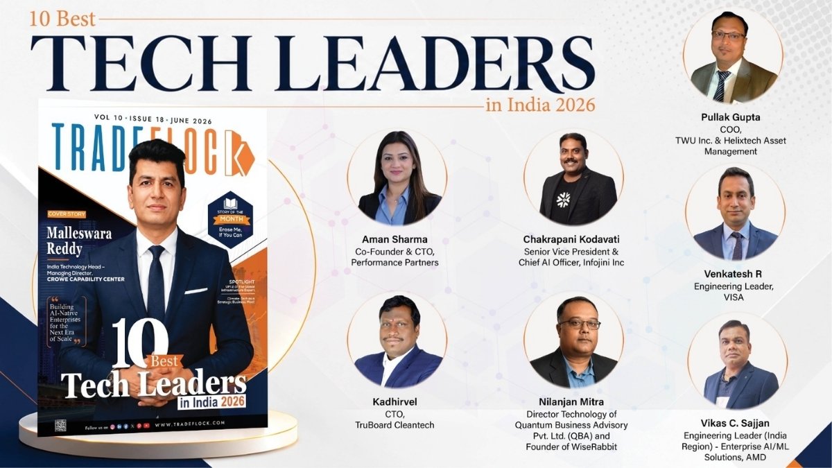 TradeFlock Releases the List of the Best Tech Leaders in India 2026