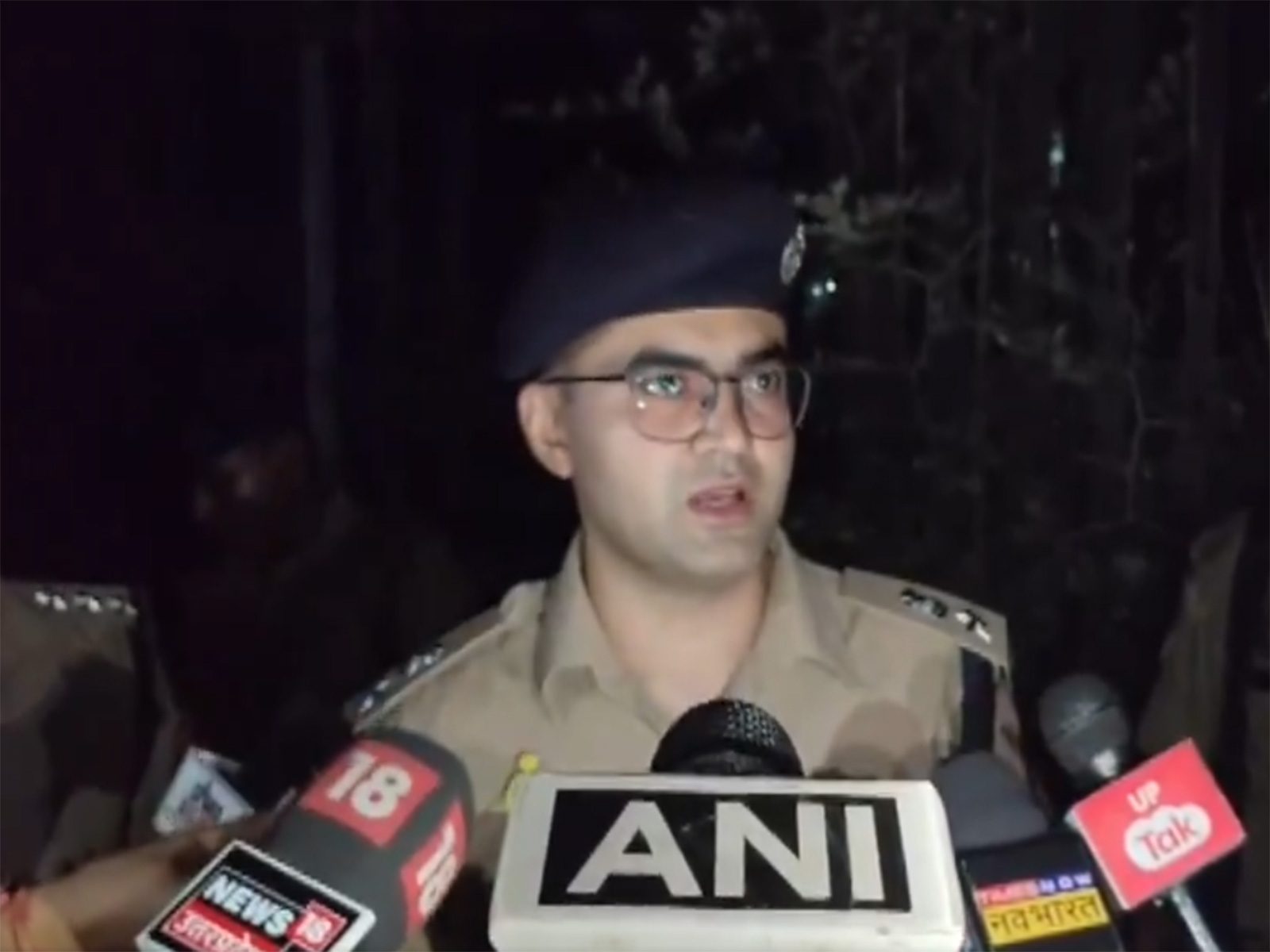 Deputy Superintendent of Police (DSP) Aditya Langh addressing the media (Photo/ANI) Deputy Superintendent of Police (DSP) Aditya Langh addressing the media (Photo/ANI)