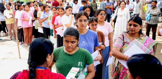 Nervous smiles, last-minute revision and quiet hope: Inside Delhi’s NEET re-exam day