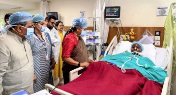 Malviya Nagar fire: CM Rekha visits injured survivors