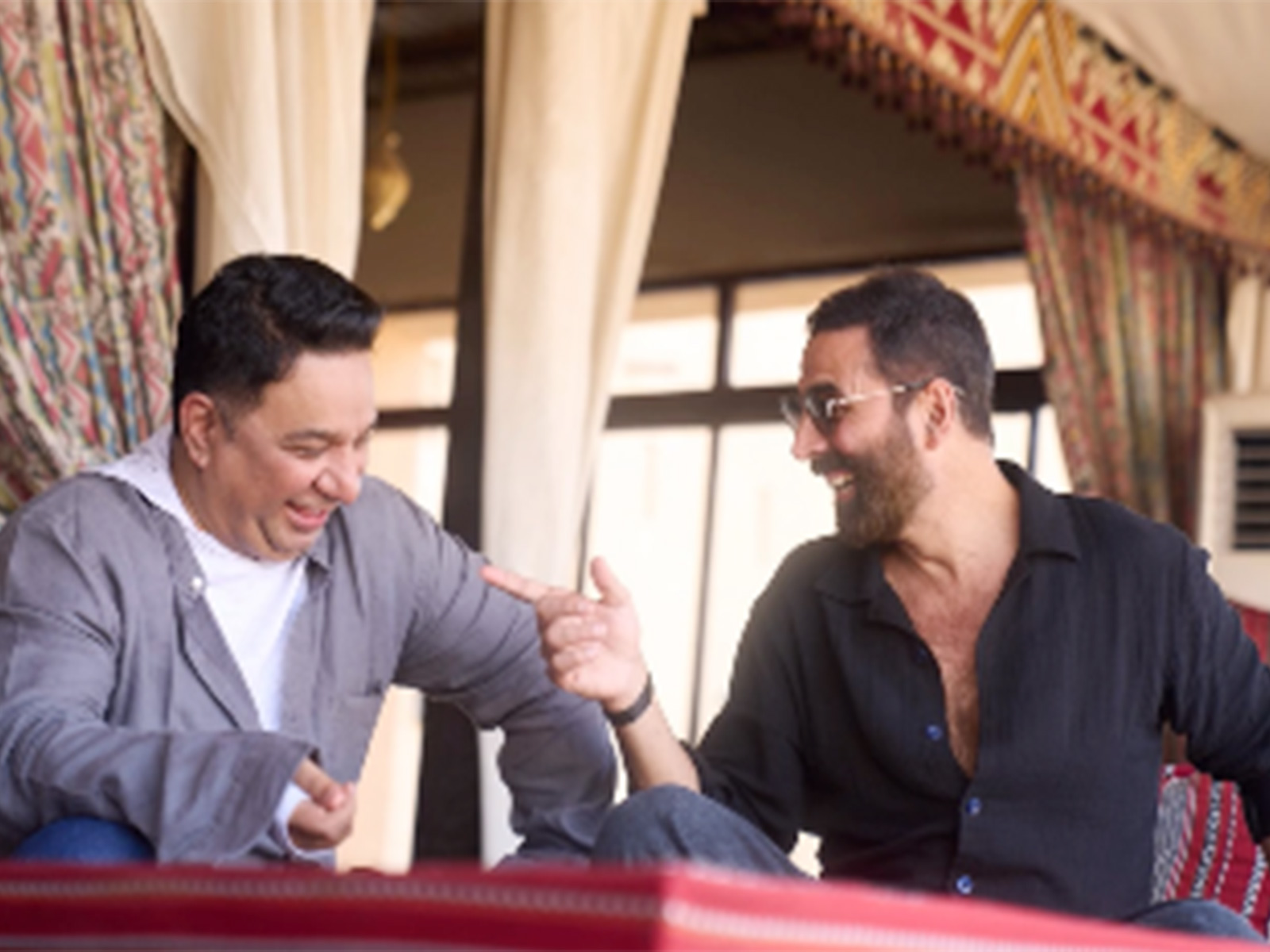 Akshay Kumar, Ahmed Khan (Photo/Instagram@akshaykumar) Akshay Kumar, Ahmed Khan (Photo/Instagram@akshaykumar)