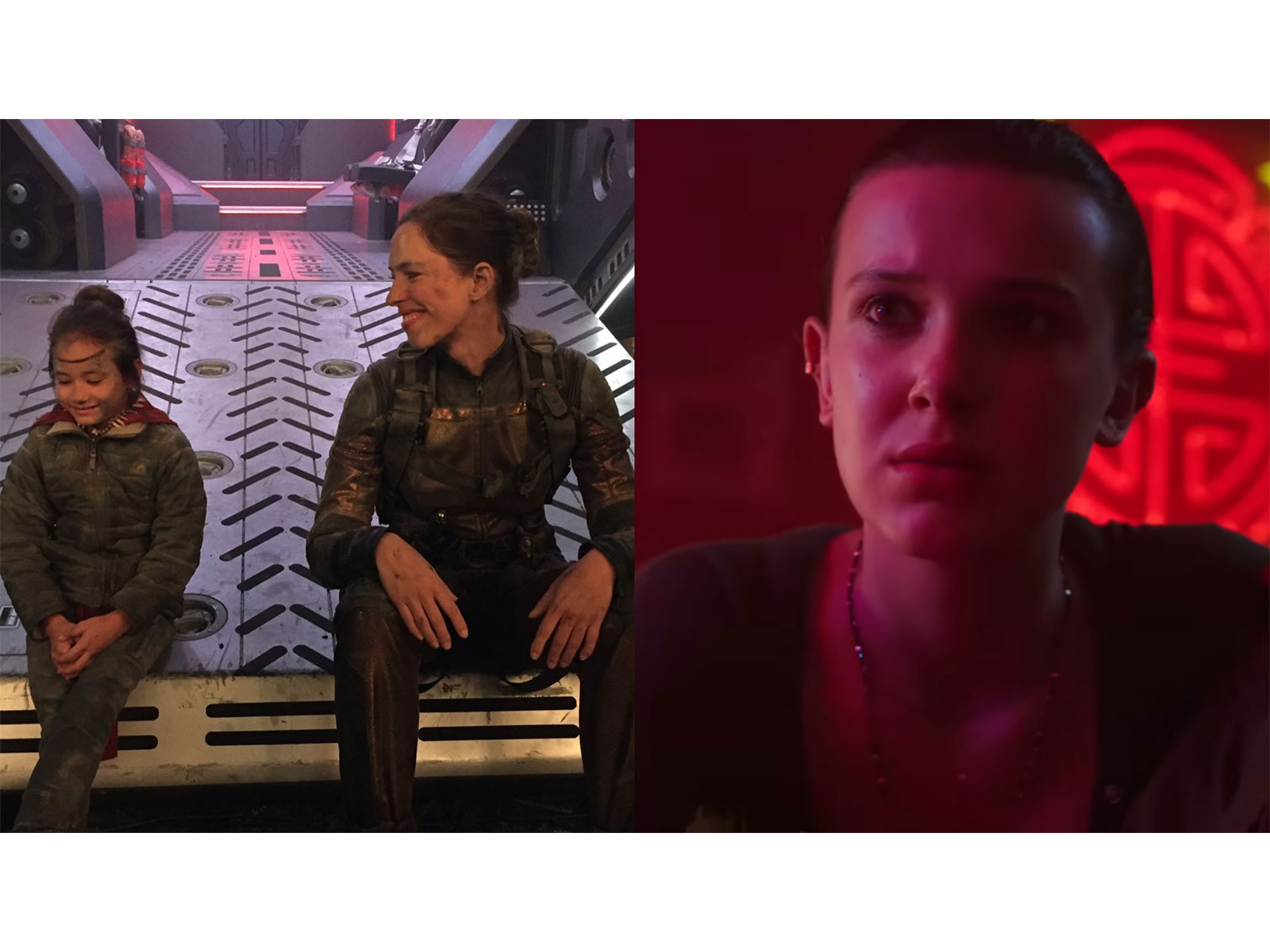 Millie Bobby Brown, Rebecca Hall pay tribute to Kaylee Hottle (Photo/Instagram@rebeccahall/@WarnerBros)