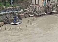 DDMO alerts system activated as water level nears warning mark in Rudraprayag amid heavy rainfall