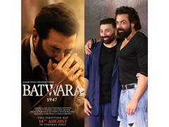 "You're the best, Bhaiya": Bobby Deol cheers for Sunny Deol's 'Batwara 1947' teaser, calls it "awesome"