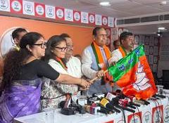 Former TMC Rajya Sabha MPs Sushmita Dev, Prakash Chik Baraik, Sukhendu Sekhar Roy join BJP