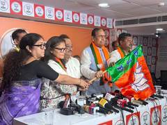 Former TMC Rajya Sabha MPs Sushmita Dev, Prakash Chik Baraik, Sukhendu Sekhar Roy join BJP