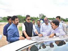 Telangana Chief Secretary Sanjay Jaju inspects phase-I of Musi Riverfront project