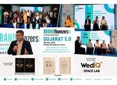 BrandFluenzers & WedIQ Celebrates SIBA 2026 With Creators Community of Gujarat