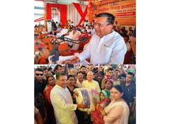 Mass wedding ceremony held in Mainpuri, UP Minister emphasises welfare initiatives of government