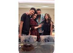"You are my greatest blessing": Sanjay Dutt receives warm birthday wishes from wife Maanayata, kids Iqra and Shahraan