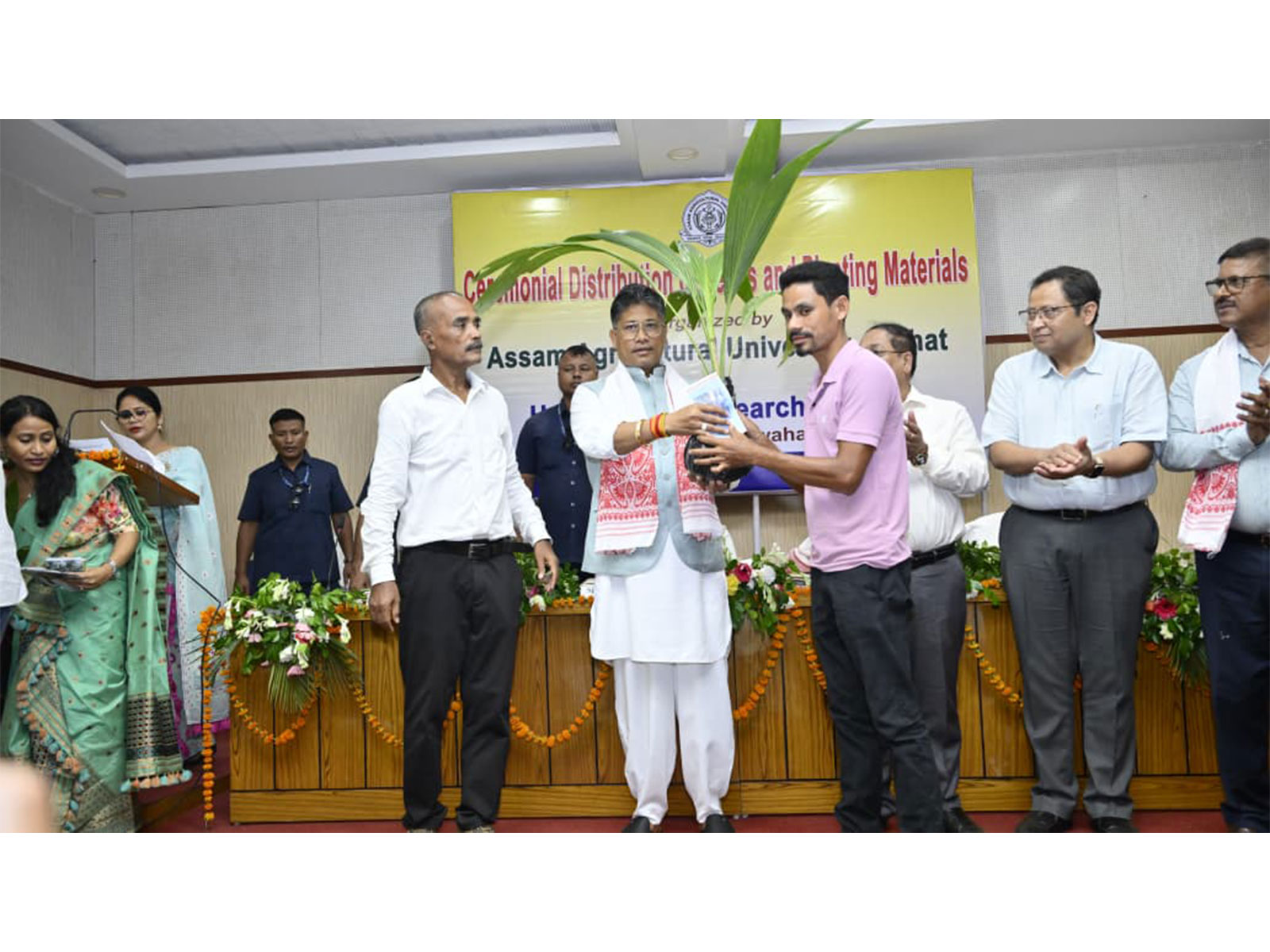 Assam Agriculture Minister Pijush Hazarika at an event.(Photo/ANI) Assam Agriculture Minister Pijush Hazarika at an event.(Photo/ANI)