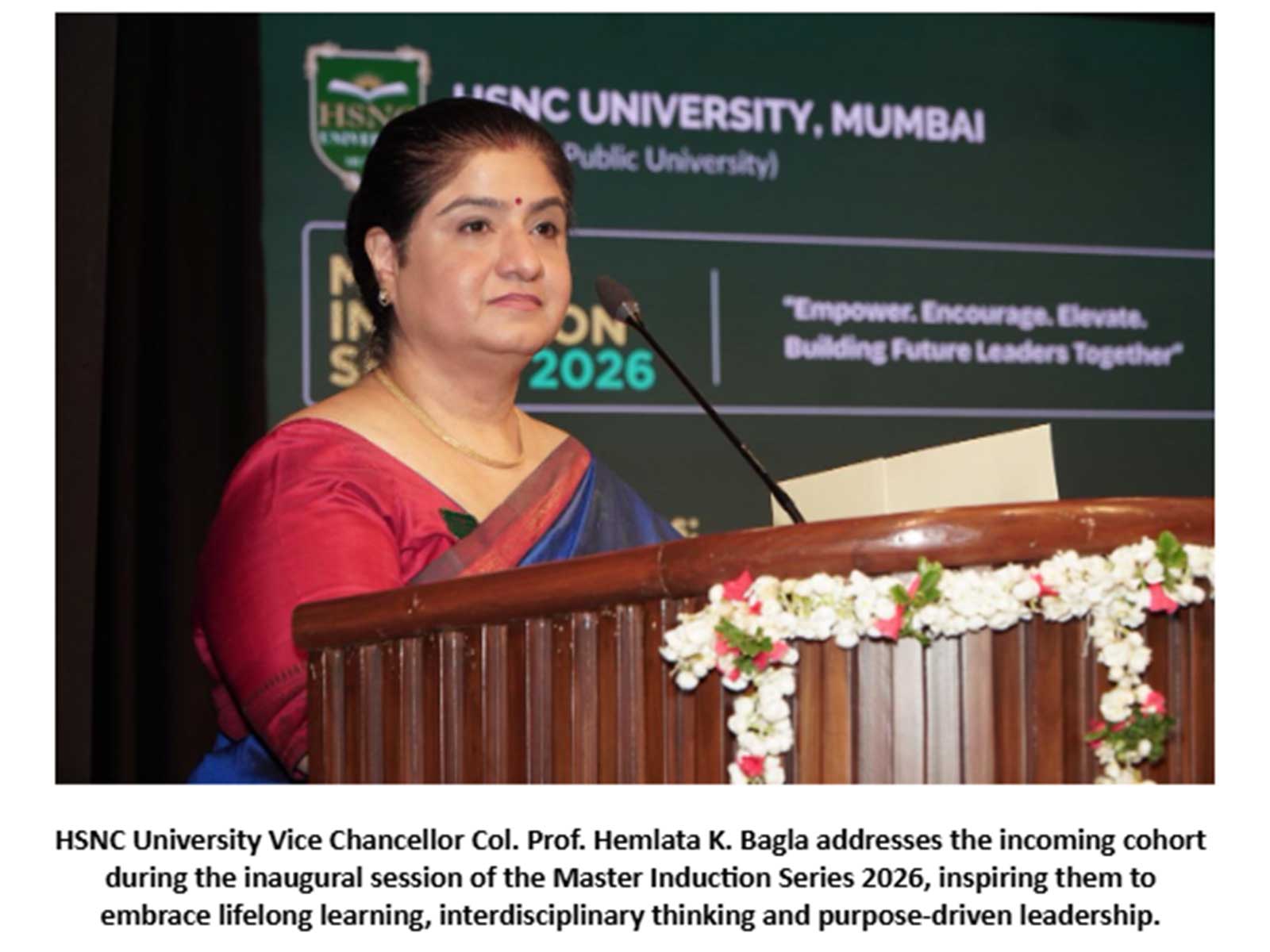 HSNC University Vice Chancellor Challenges Every Student to Solve One Real-World Problem Before Graduation HSNC University Vice Chancellor Challenges Every Student to Solve One Real-World Problem Before Graduation
