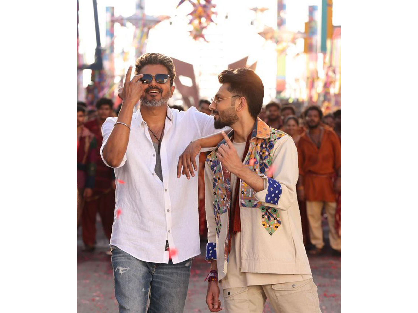 Vijay and Anirudh Ravichander (Image source: X/@anirudhofficial) Vijay and Anirudh Ravichander (Image source: X/@anirudhofficial)
