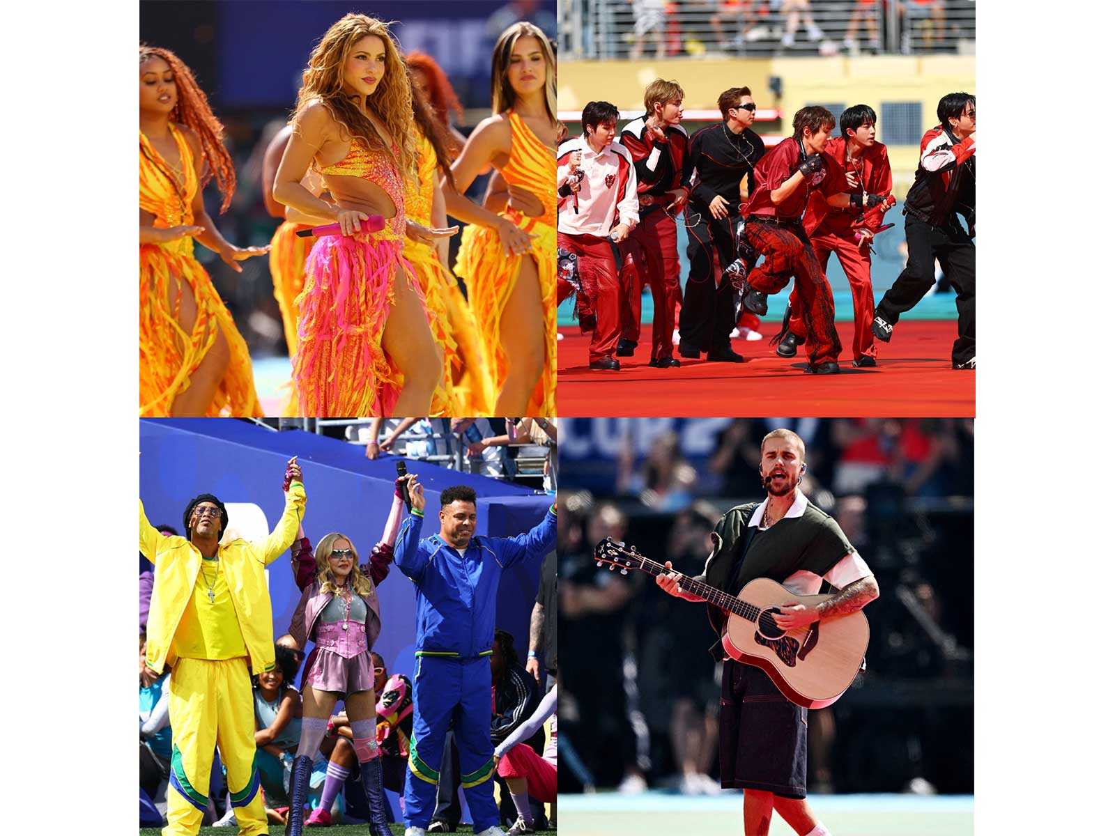 Shakira, BTS, Madonna, Justin Bieber take over during FIFA World Cup 2026 final (Photo/Reuters) Shakira, BTS, Madonna, Justin Bieber take over during FIFA World Cup 2026 final (Photo/Reuters)