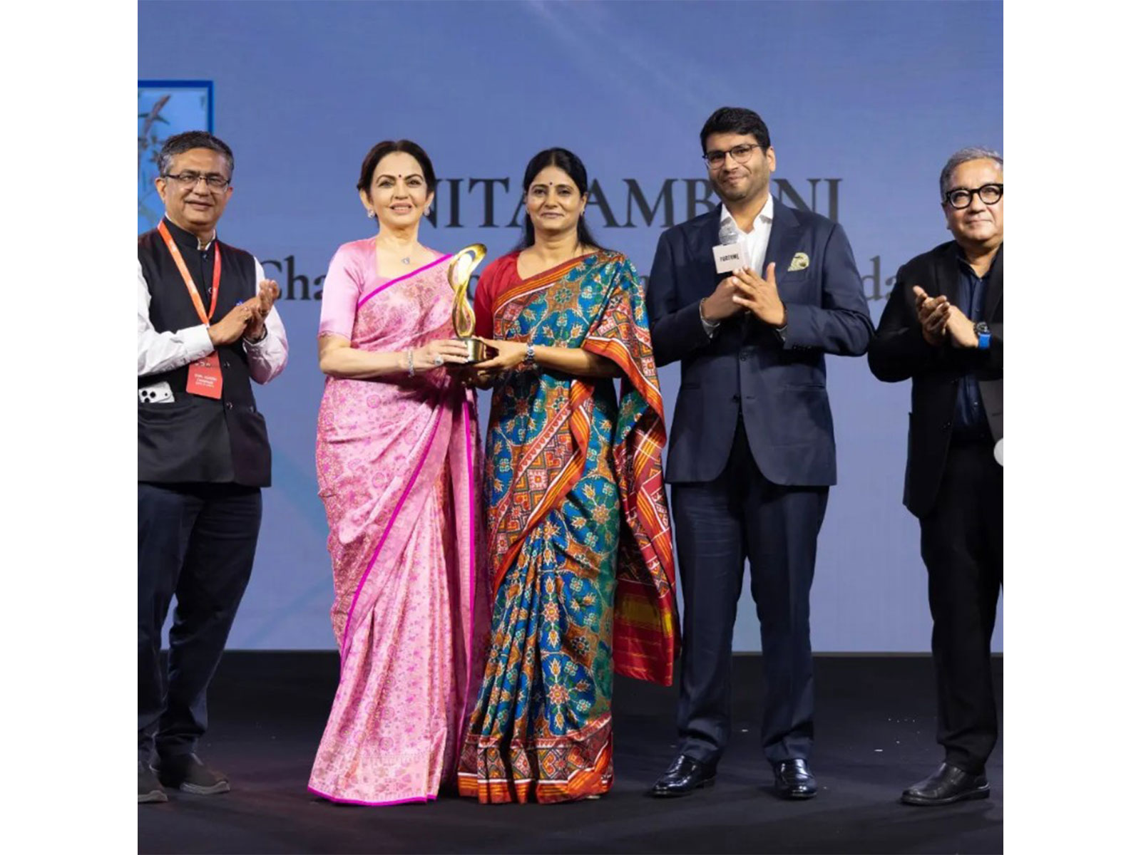 Nita Ambani ranked no 1 in Fortune India's Most Powerful Women List (Photo/Instagram/ @relianceupdates) Nita Ambani ranked no 1 in Fortune India's Most Powerful Women List (Photo/Instagram/ @relianceupdates)
