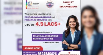 PGDFBS at Sarvajanik University: Preparing Future-Ready Professionals for India’s Expanding BFSI Sector