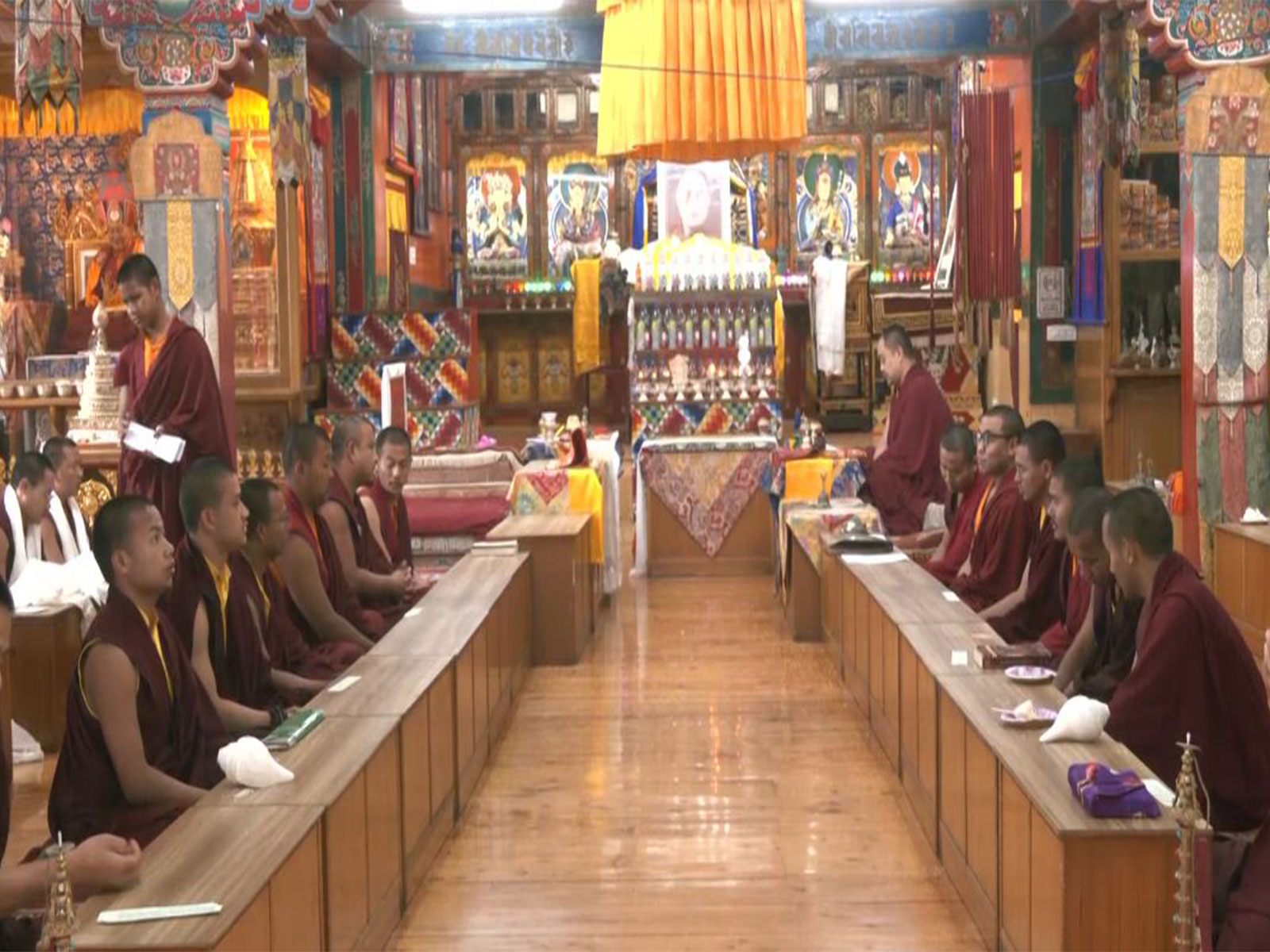 Prayers at Dorje Drak Monastery for Dalai Lama's birthday (Photo/ANI)