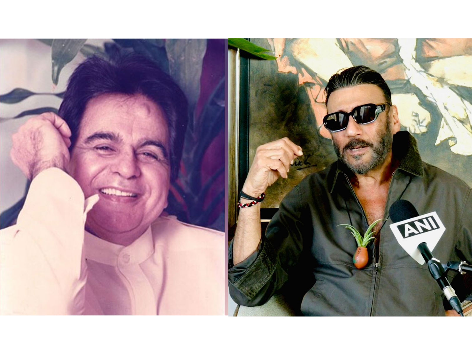 Dilip Kumar (Photo/Instagram/@sairabanu), Jackie Shroff (Photo/ANI) Dilip Kumar (Photo/Instagram/@sairabanu), Jackie Shroff (Photo/ANI)