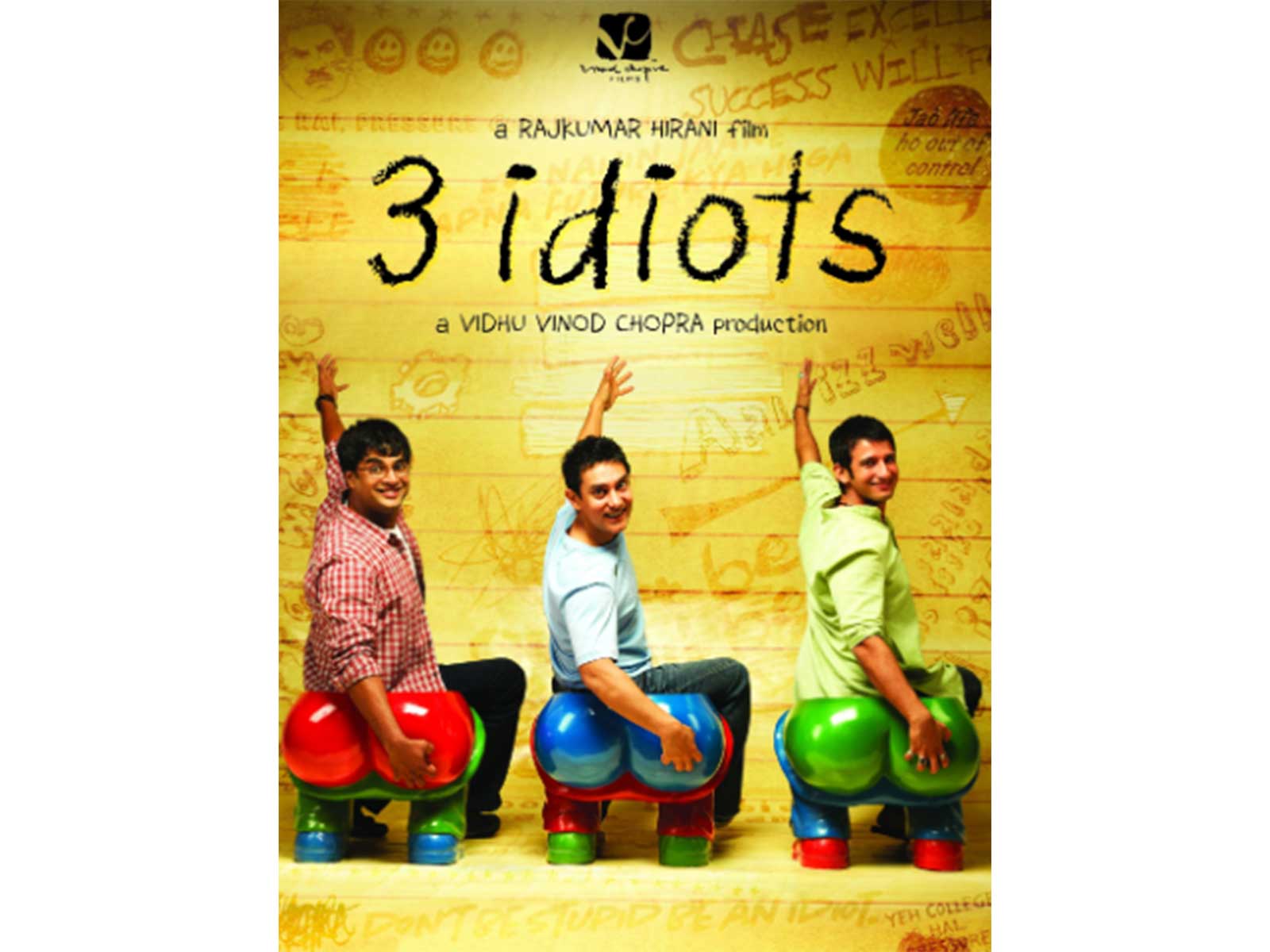 3 Idiots poster (Photo/Instagram@VidhuVinodChopraFilms) 3 Idiots poster (Photo/Instagram@VidhuVinodChopraFilms)