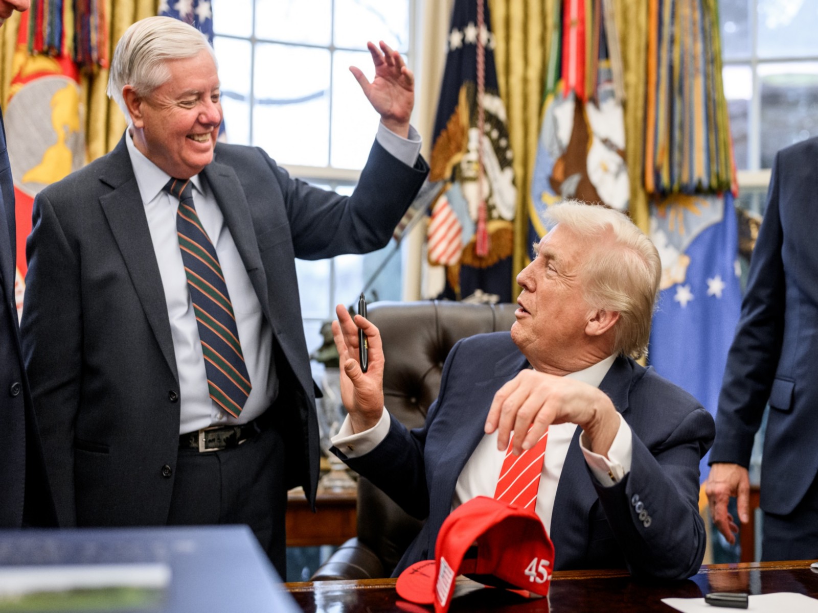 US President Donald Trump with South Carolina Senator Lindsey Graham (Photo/X/@whitehouse) US President Donald Trump with South Carolina Senator Lindsey Graham (Photo/X/@whitehouse)