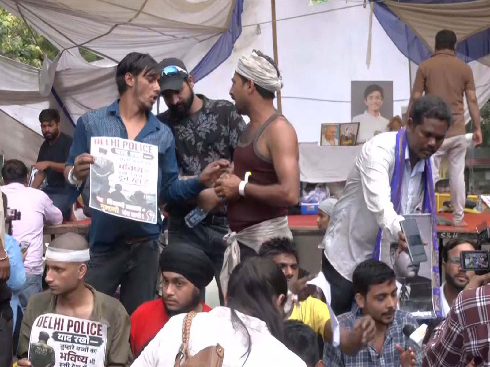 CJP lead protests continue at Jantar Mantar (Photo/ANI) CJP lead protests continue at Jantar Mantar (Photo/ANI)