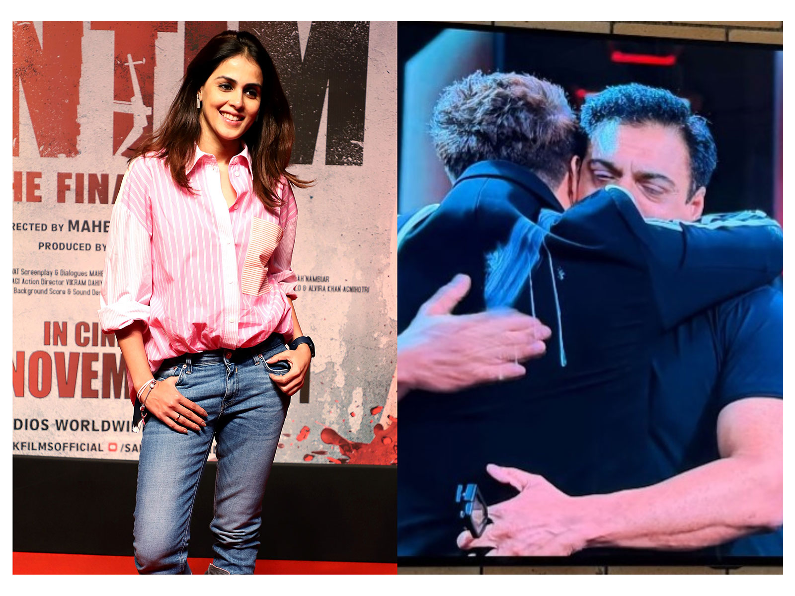Genelia Deshmukh cheers for Ram Kapoor (Photo/ANI/Instagram@geneliad) Genelia Deshmukh cheers for Ram Kapoor (Photo/ANI/Instagram@geneliad)