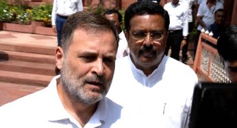 Should we praise police, asks Rahul after Rijiju defends Delhi Police