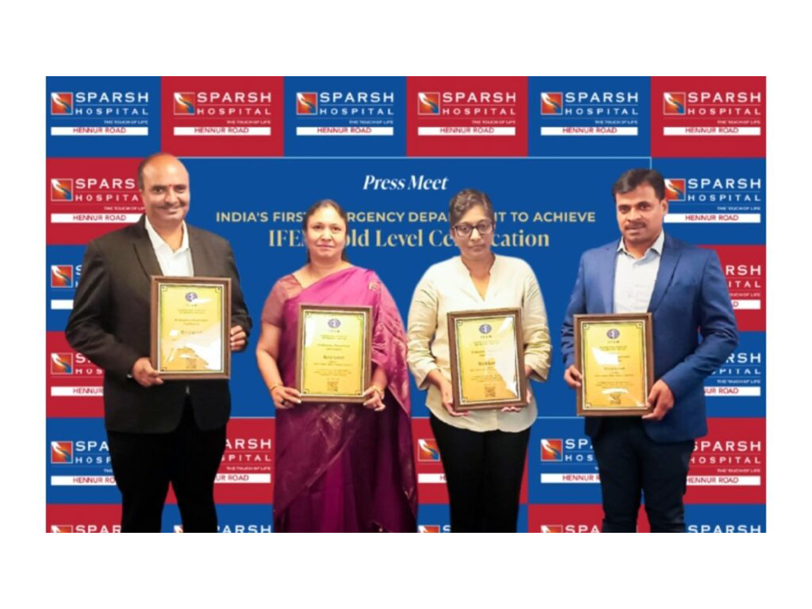SPARSH Hospital Becomes First in India to Earn IFEM Gold Level Certification for Emergency Care